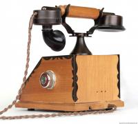 Photo Texture of Old Wooden Phone 0004